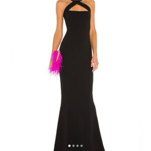 Nookie Black Halter Maxi Dress
